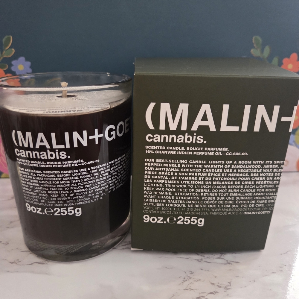 Malin+Goetz Cannabis Scented Candle - New